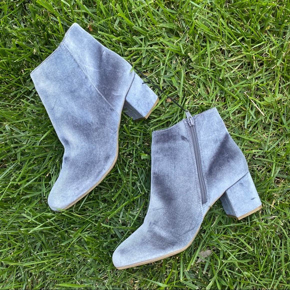 Merona 1 New Blue Grey Ankle Boots 